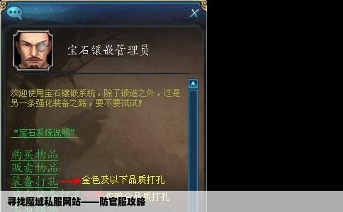 寻找魔域私服网站——防官服攻略